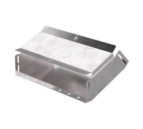 Угол вертикальный внутренний 45 градусов с крышкой Стандарт 400х100   PR16.0594  Промрукав