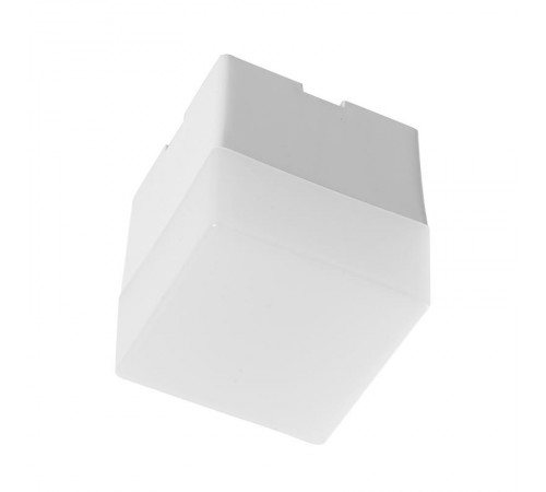 Светильник стыкующий квадрат для линейной системы 3W 300Lm 6500K, пластик, белый 50*50*55мм AL4021  41687  FERON