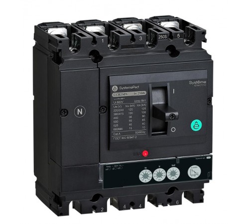 АВТ.ВЫКЛ SYSTEMEPACT CCB100 150KA 4P4D S2.2 40A РЫЧАГ  SPC100L04022L4DF  Systeme Electric