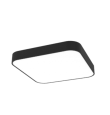 Светодиодный светильник COSMO Q подвесной 70 Вт 4000 K 900х900 мм RAL9005 черный муар с рассеивателем опал  V1-R0-9Q503-20000-2007040  VARTON