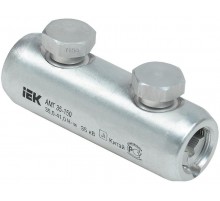 Гильза алюминиевая механическая со срывными болтами АМГ 35-150 до 35 кВ  UZA-29-S35-S150-35  IEK