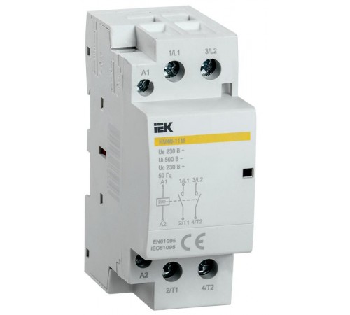 Контактор модульный КМ40-11М AC IEK  MKK11-40-11  IEK