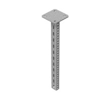 Стойка потолочная сварная для средних нагрузок 30х50х1100 мм, толщ. 2,5 мм, гальван. цинк, 854211  СПС3-1100-2,5-ЭЦ   Ostec