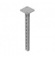 Стойка потолочная сварная для средних нагрузок 30х50х2000 мм, толщ. 2,5 мм, гальван. цинк, 854220  СПС3-2000-2,5-ЭЦ   Ostec