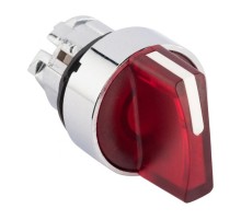 Исполнительный механизм переключателя ХB4 красный на 3 положения возвратный без фиксации, с подсветкой с короткой ручкой EKF PROxima    XB4BD3L-R   