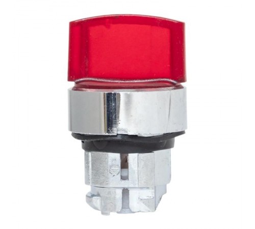 Исполнительный механизм переключателя ХB4 красный на 3 положения возвратный без фиксации, с подсветкой с короткой ручкой EKF PROxima    XB4BD3L-R   