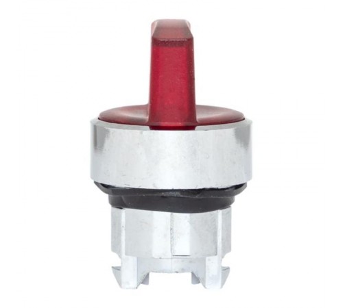 Исполнительный механизм переключателя ХB4 красный на 3 положения возвратный без фиксации, с подсветкой с короткой ручкой EKF PROxima    XB4BD3L-R   