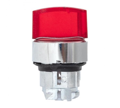Исполнительный механизм переключателя ХB4 красный на 3 положения возвратный без фиксации, с подсветкой с короткой ручкой EKF PROxima    XB4BD3L-R   