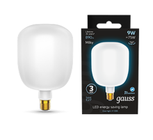 Лампа светодиодная Filament V140 9W 890lm 4100К Е27 milky LED 1/6  1015802209  Gauss