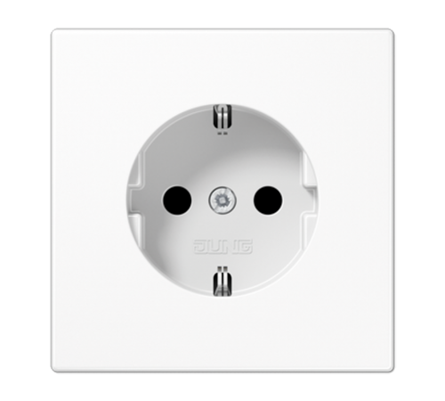 Штепсельная розетка SCHUKO 16A, 250V~ с защитой от детей LS1521KIWW Jung