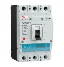 Выключатель автоматический AV POWER-1/3 160А 50kA ETU6.0  mccb-13-160-6.0-av  EKF