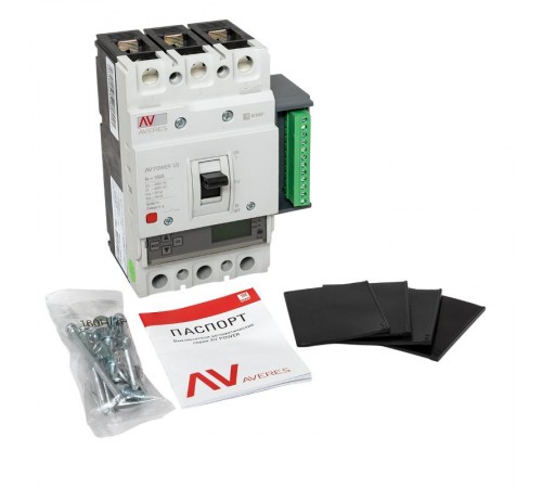 Выключатель автоматический AV POWER-1/3 160А 50kA ETU6.2  mccb-13-160-6.2-av  EKF