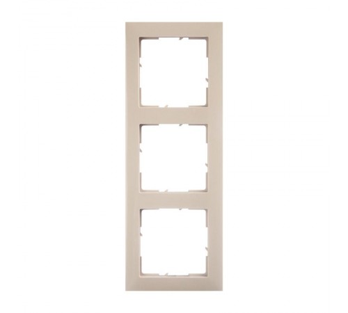 SUNO Рамка декоративная универсальная 3-постовая Цвет "Песочный"  721533  Legrand