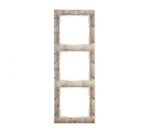 SUNO Рамка декоративная универсальная 3-постовая Цвет "Песочный"  721533  Legrand