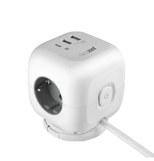 Удлинитель EC-03U-150-wh (3 x 1,5) заземл., выкл.  .5060616  Jazzway