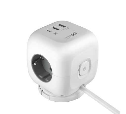 Удлинитель EC-03U-150-wh (3 x 1,5) заземл., выкл.  .5060616  Jazzway