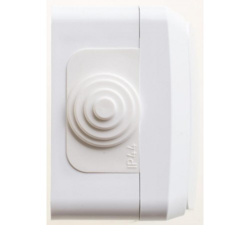 Этюд Белый О/У Выключатель 1-клавишный IP44  BA10-041B  SE