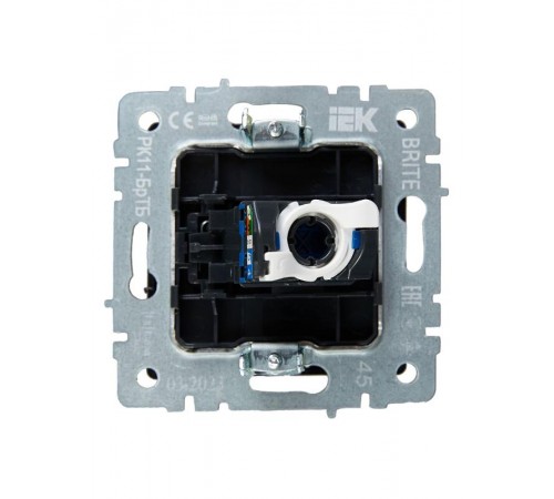 BRITE Розетка компьютерная RJ45 кат.6 РК11-БрТБ темная бронза  BR-K10-2-K45  IEK