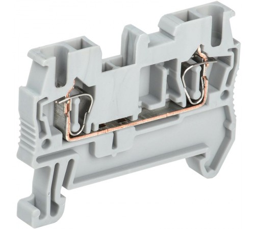 Клемма пружинная КПИ 2в-2,5 31А серый  YZN11-002-K03  IEK