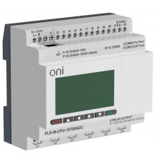 Микро ПЛК PLR-M. CPU DI12/DO06(T) 24В DC ONI  PLR-M-CPU-18T00ADC  ONI