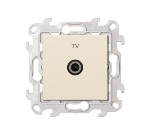 Simon 24 Сл. кость ТВ розетка оконечная  2450476-031  Simon