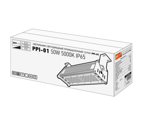 Светильник светодиодный промышленный ДСП PPI- 01  50w 5000K IP65 (new slim) 230V/50Hz/E  .5047198  Jazzway