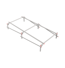 Опорная конструкция для установки оборудования TECHNORAPTOR 1500х3000 тип 4  KM-TR-SSEI-1500-3000-4  КМ - профиль