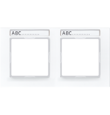 Рамка 2-кратная AC5820BFNAWW Jung