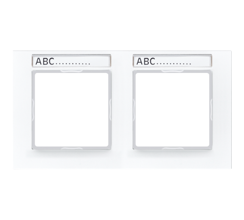 Рамка 2-кратная AC5820BFNAWW Jung