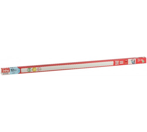 Линейный светодиодный светильник комплект  LLED-04-0-40K-108 8Вт 4000K L562мм с сетевым шнуром  Б0070076  ЭРА