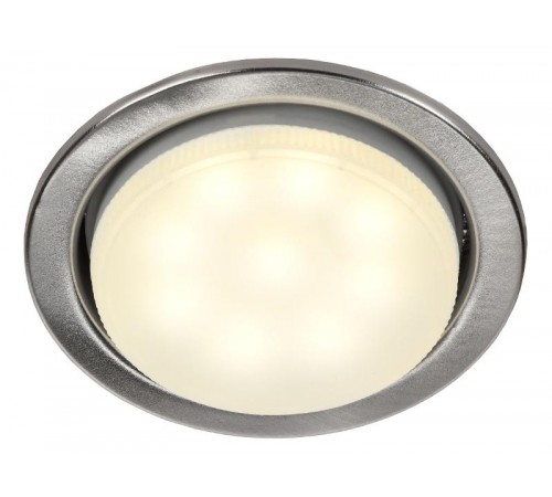 Светильник встраиваемый под лампу GX53 хром матовый  LUVB0-GX53-1-K27  IEK