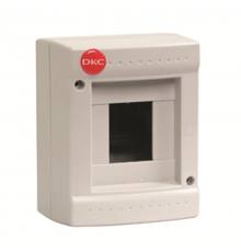 Щиток настенный без дверцы, 4 модуля, IP40  83604  DKC