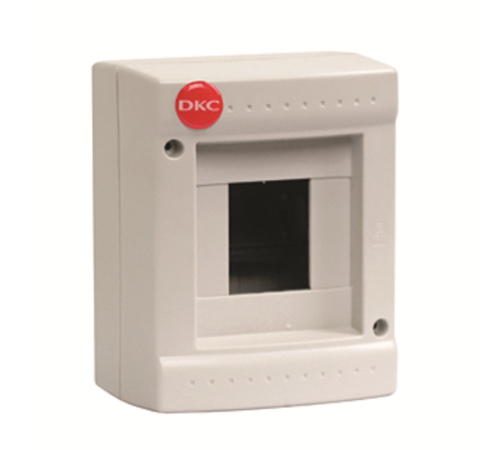 Щиток настенный без дверцы, 4 модуля, IP40  83604  DKC