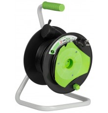 Удлинитель силовой ЭРА GREEN LINE GAZ-2x1-30m Greenline на катушке пластик 1 розетка без заземления 30м ПВС 2x1мм2   Б0065099  ЭРА