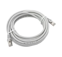 Патч-корд TERACOM PRO Cat.6 экранированный FTP оболочка LSZH серый (5,0м)TRP-6FTP-LSH-5M-GYEKF