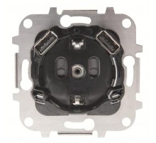 Механизм розетки SCHUKO с 2-мя USB ЗУ, 5В, 2000 мА, серия SKY  2CLA818830A1001  ABB