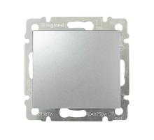 Valena Алюминий Выключатель кнопочный 1-клавишный  770111  Legrand