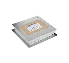 Simon Connect Монтажная коробка под люк в пол на 4 S-модуля, в бетон, глубина 75-90 мм, металл  G400  Simon