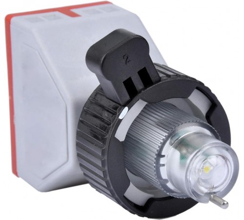 Взрывозащищенный контактный блок. кнопка с индикацией. 20-250V. 1NC  2366.127.301  DKC