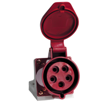 Розетка стационарная наружная 145 3Р+РЕ+N 125А 380В IP67 EKF PROxima  ps-145-125-380  EKF