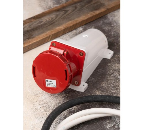 Розетка стационарная наружная 135 3Р+РЕ+N 63А 380В IP67 EKF PROxima  ps-135-63-380  EKF