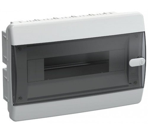 Корпус пластиковый встраиваемый на 12 модулей ЩРВ-П-12 IP41 черная прозрачная дверь UNION Compact  UIC-KP12-V-12-41-K01  IEK