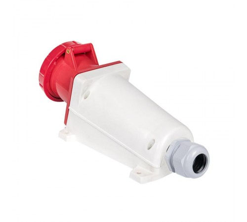 Розетка стационарная наружная 135 3Р+РЕ+N 63А 380В IP67 EKF PROxima  ps-135-63-380  EKF