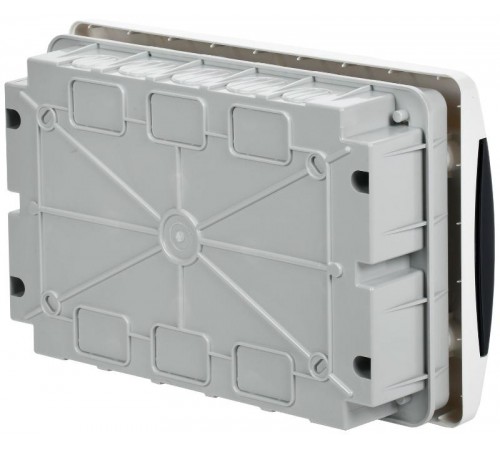 Корпус пластиковый встраиваемый на 12 модулей ЩРВ-П-12 IP41 черная прозрачная дверь UNION Compact  UIC-KP12-V-12-41-K01  IEK