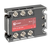 Реле твердотельное трехфазное RTP-40-DA PROxima  rtp-3-40-da  EKF