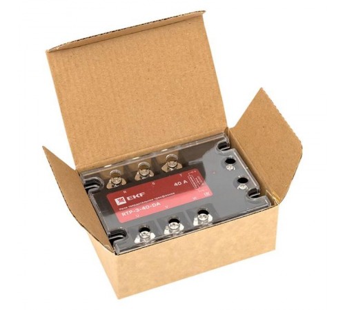 Реле твердотельное трехфазное RTP-40-DA PROxima  rtp-3-40-da  EKF