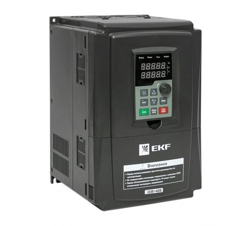 Преобразователь частоты 18/22кВт 3х400В с торм. модулем VECTOR-100 PROxima  VT100-018-3B  EKF