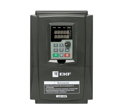 Преобразователь частоты 18/22кВт 3х400В с торм. модулем VECTOR-100 PROxima  VT100-018-3B  EKF