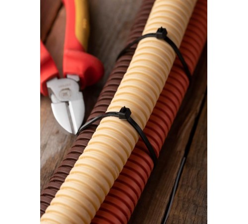 Хомут нейлоновый ЧЕРНЫЙ 3,6х370 (уп./100шт) EKF Simple  plc-cb-3.6x370  EKF