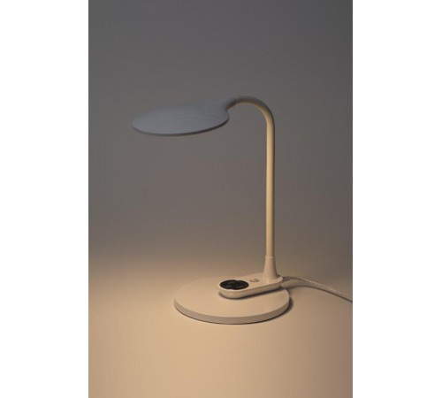 Светильник настольный NLED-498-10W-W светодиодный с основанием белый  Б0052774  ЭРА